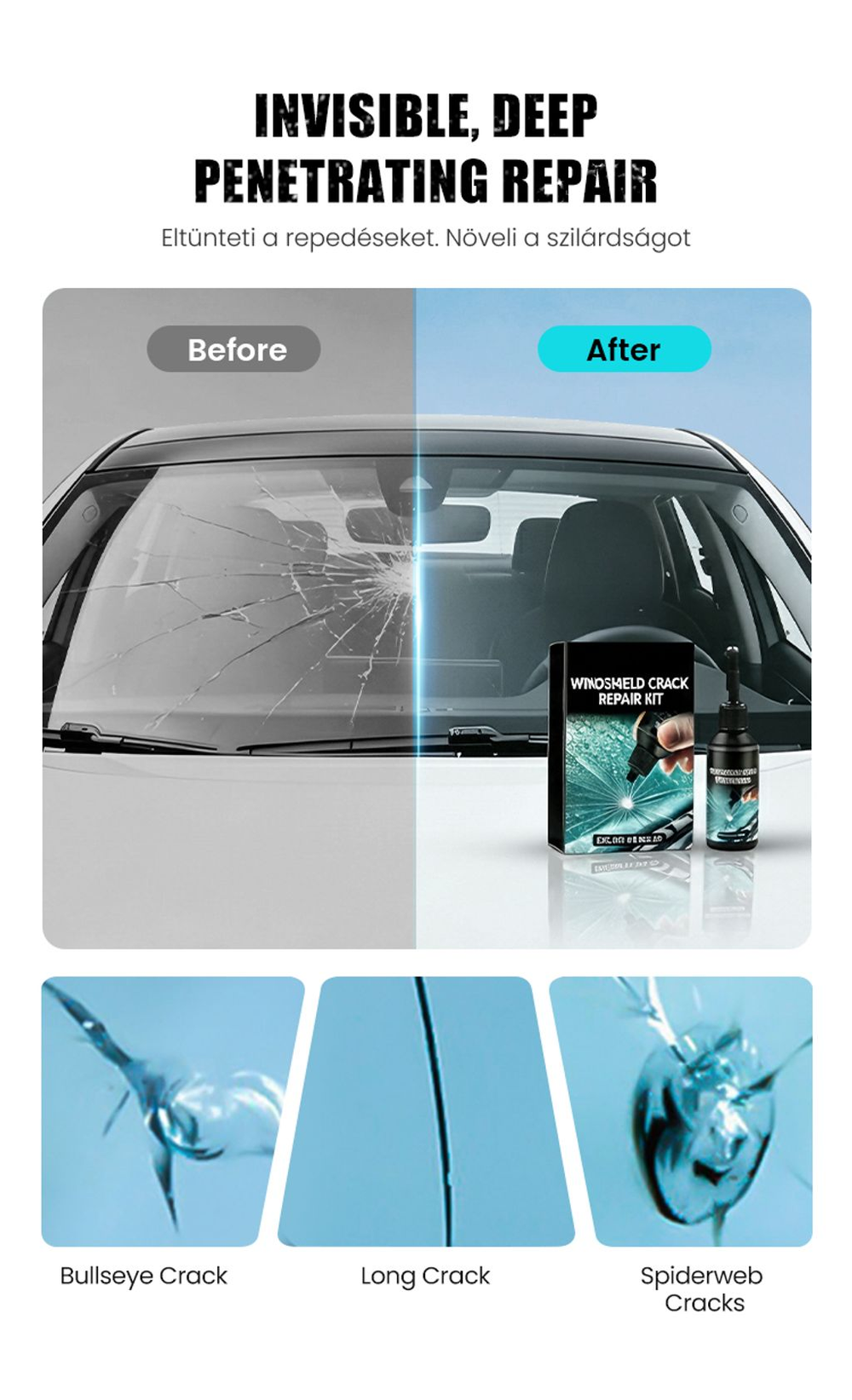 🔥2026 New Car Windshield Crack Repair Fluid 🔥